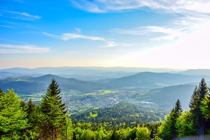 Panorama Bayersicher Wald